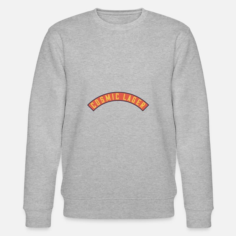Cosmic Lager Banner - Stanley/Stella Unisex Bio-Sweatshirt CHANGER  - Grau meliert
