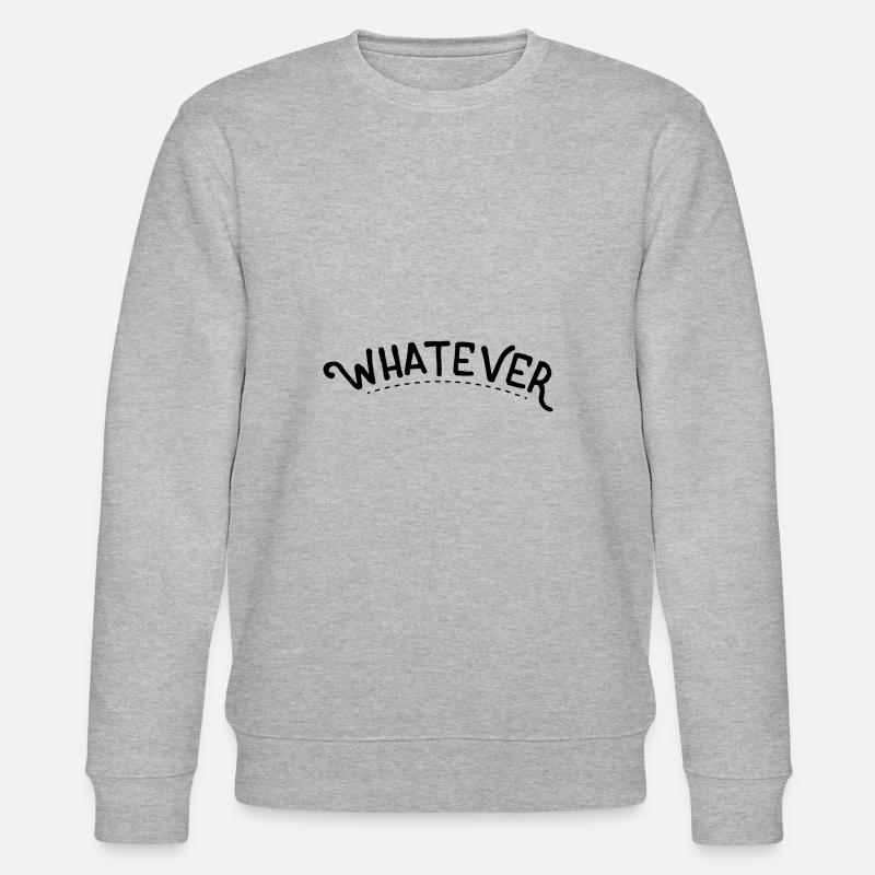 Whatever - Stanley/Stella Unisex Bio-Sweatshirt CHANGER  - Grau meliert