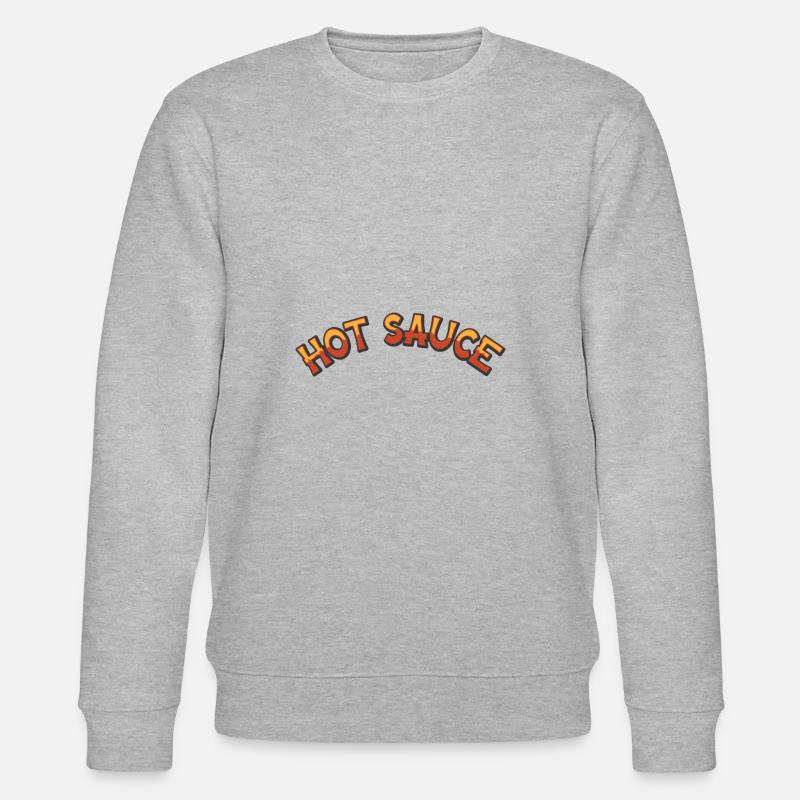 Hot Sauce - Stanley/Stella Unisex Bio-Sweatshirt CHANGER  - Grau meliert