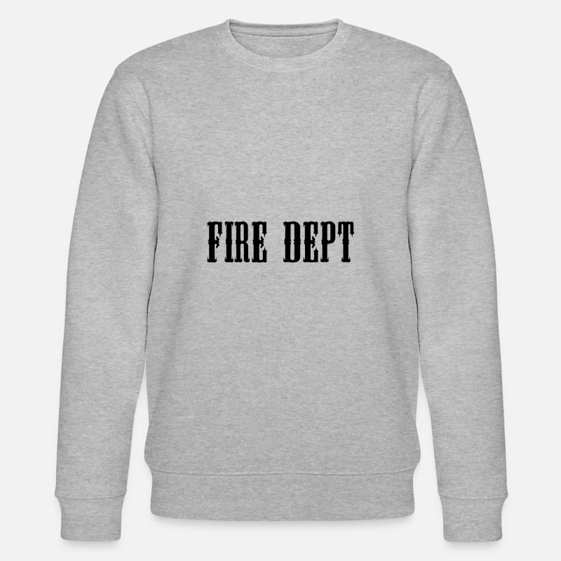 Fire Dept Department - Stanley/Stella Unisex Bio-Sweatshirt CHANGER  - Grau meliert