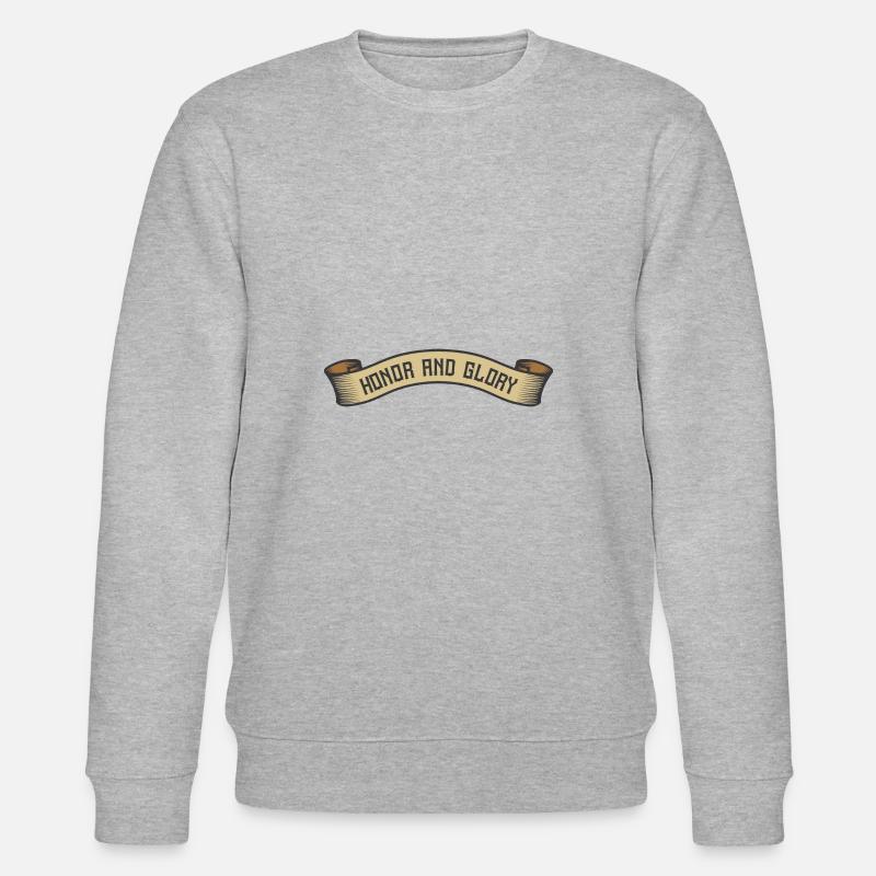 Bannière d’honneur et de gloire - Sweat bio CHANGER Stanley/Stella Unisexe - gris chiné