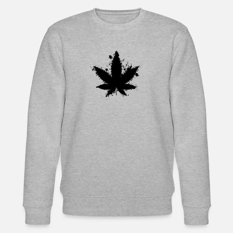 Cannabis - Gift idea - Stanley/Stella CHANGER Unisex Organic Sweatshirt - heather grey