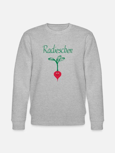 Radieschen 3 - Stanley/Stella Unisex Bio-Sweatshirt CHANGER - Grau meliert
