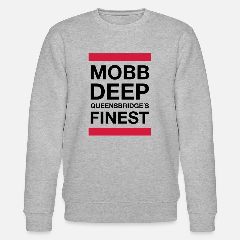 Mobb Deep Queensbridge´s finest - Stanley/Stella Unisex Bio-Sweatshirt CHANGER  - Grau meliert