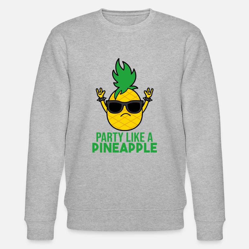 FÊTE COMME UN ANANAS - Sweat bio CHANGER Stanley/Stella Unisexe - gris chiné