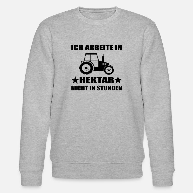 Traktor - Stanley/Stella Unisex Bio-Sweatshirt CHANGER  - Grau meliert