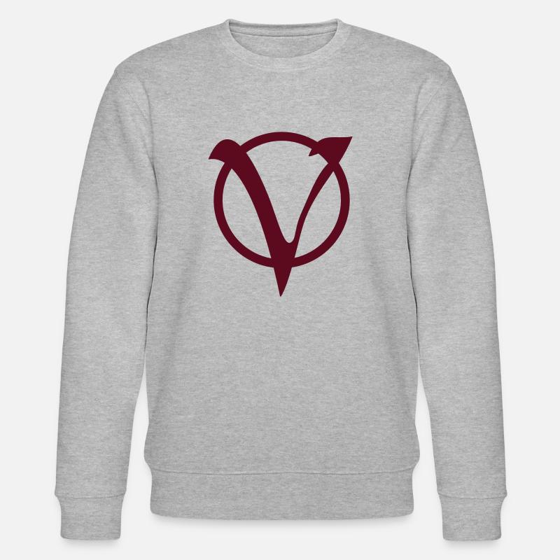 Vendetta Logo - Stanley/Stella Unisex Bio-Sweatshirt CHANGER  - Grau meliert