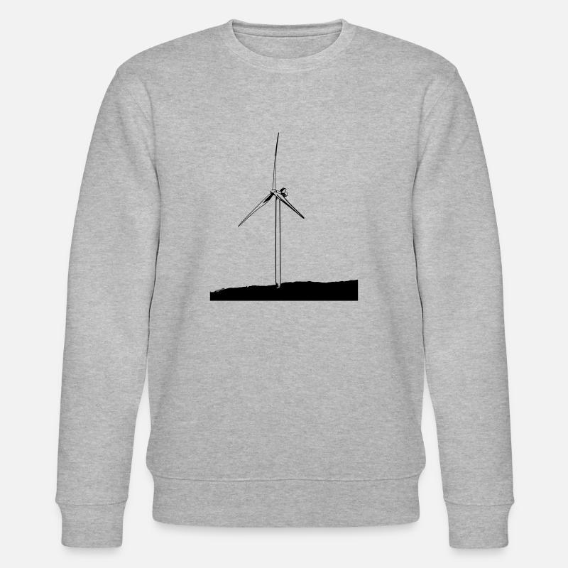 Moulin à vent - Sweat bio CHANGER Stanley/Stella Unisexe - gris chiné