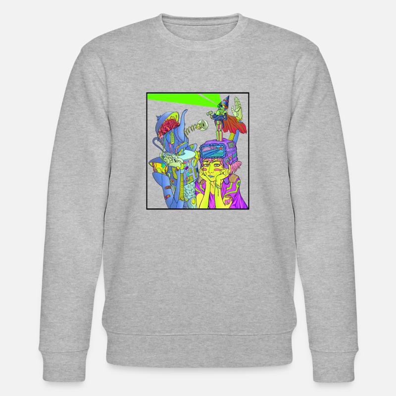 Kybernetiker - Stanley/Stella Unisex Bio-Sweatshirt CHANGER  - Grau meliert