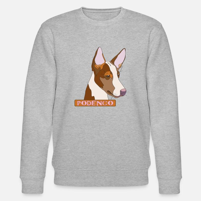 Podenco - Stanley/Stella Unisex Bio-Sweatshirt CHANGER  - Grau meliert