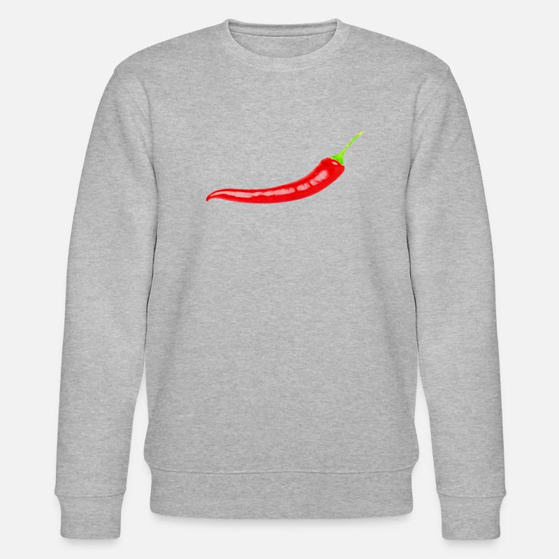 chilli - Stanley/Stella Unisex Bio-Sweatshirt CHANGER  - Grau meliert