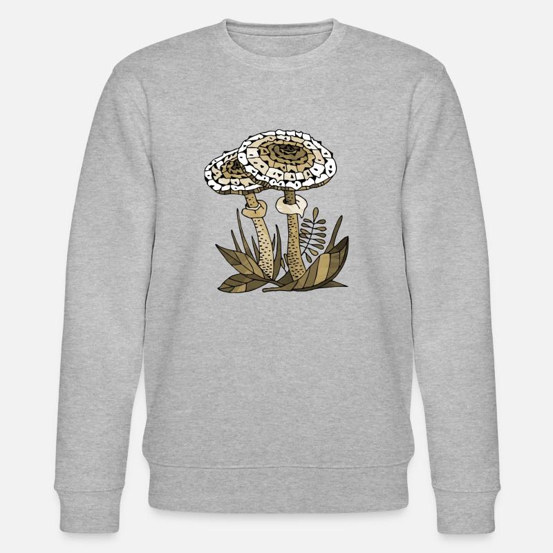 Pilze - Stanley/Stella Unisex Bio-Sweatshirt CHANGER  - Grau meliert