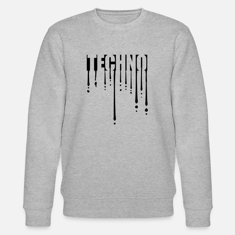 Drops Logo Techno - Stanley/Stella CHANGER Unisex Organic Sweatshirt - heather grey
