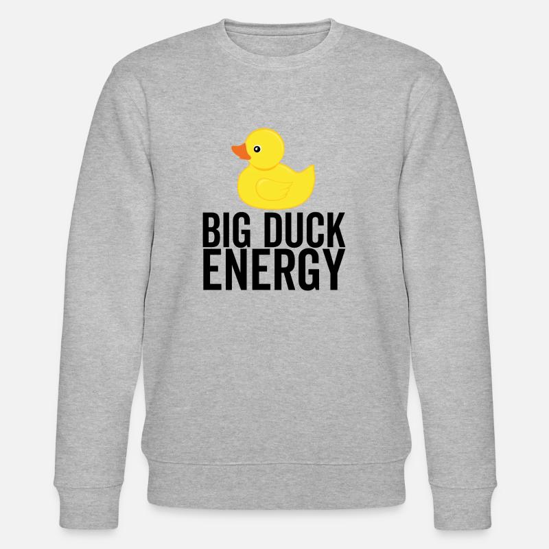 Big Duck Energie - Stanley/Stella Unisex Bio-Sweatshirt CHANGER  - Grau meliert