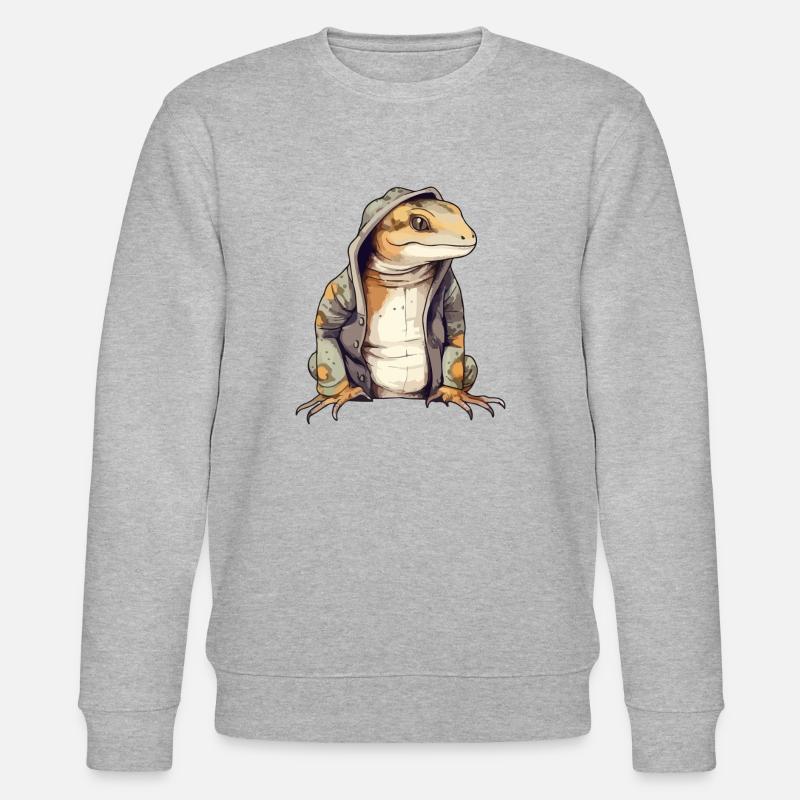 Fijo Salamander - Stanley/Stella Unisex Bio-Sweatshirt CHANGER  - Grau meliert
