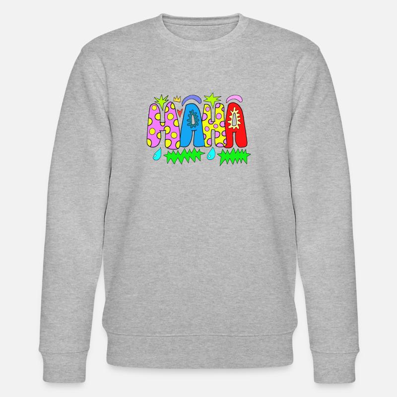 HAHA - Sweat bio CHANGER Stanley/Stella Unisexe - gris chiné