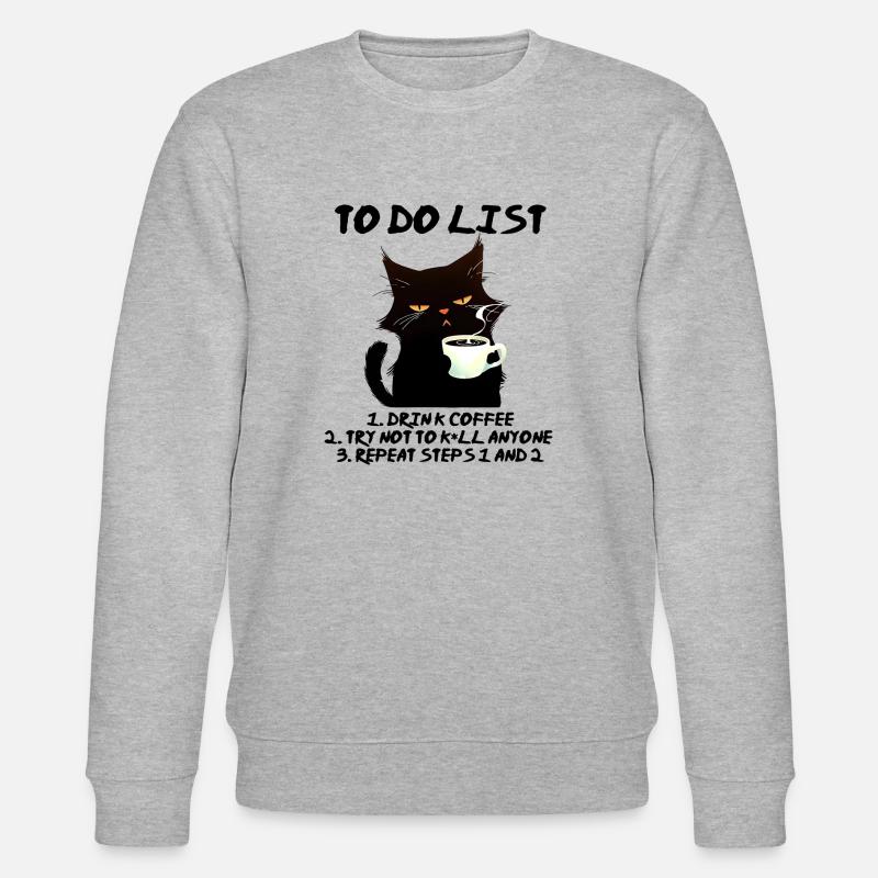 To do List - Stanley/Stella Unisex Bio-Sweatshirt CHANGER  - Grau meliert