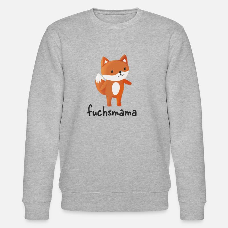 Fuchsmama - Stanley/Stella Unisex Bio-Sweatshirt CHANGER  - Grau meliert