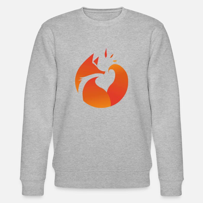 Fox Fox - Stanley/Stella CHANGER Unisex Organic Sweatshirt - heather grey