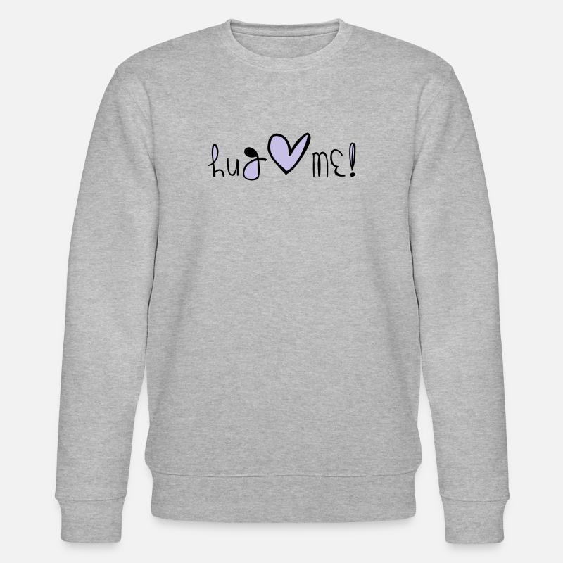 Hug Me - Stanley/Stella Unisex Bio-Sweatshirt CHANGER  - Grau meliert