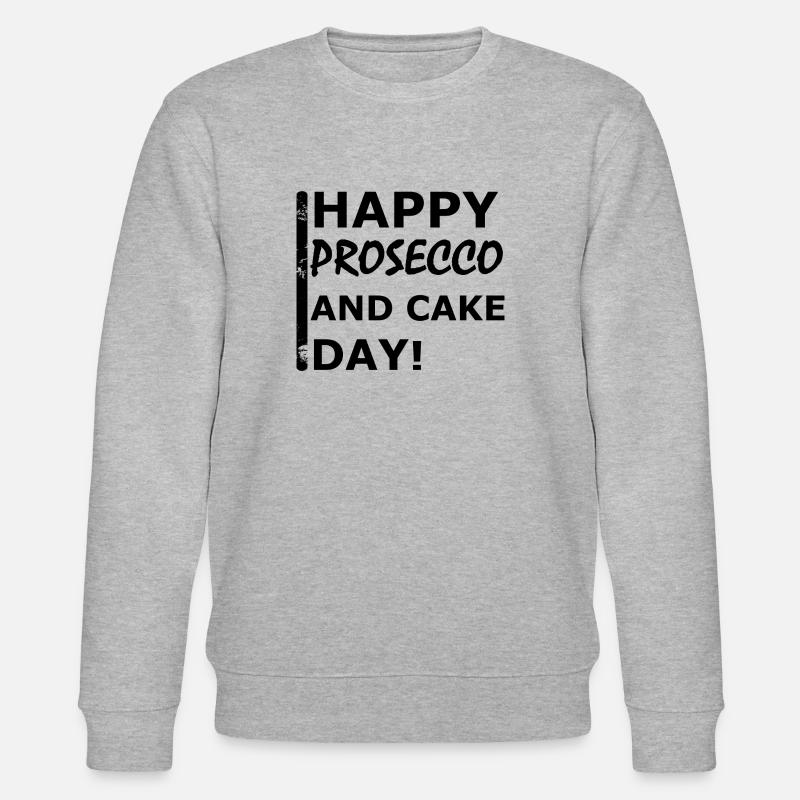 Happy Prosecco - Stanley/Stella Unisex Bio-Sweatshirt CHANGER  - Grau meliert