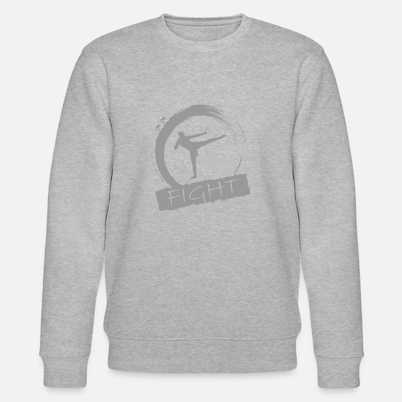 Kickboxing - Stanley/Stella Unisex Bio-Sweatshirt CHANGER  - Grau meliert