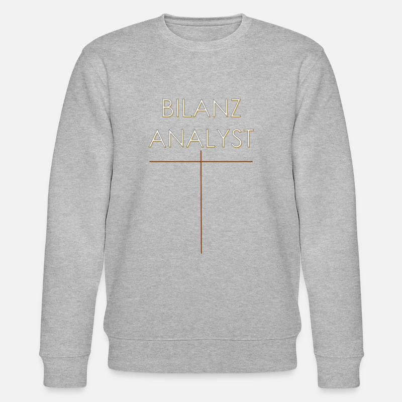 Bilanz Analyst - Stanley/Stella Unisex Bio-Sweatshirt CHANGER  - Grau meliert