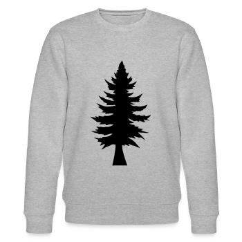 baum_3 - Stanley/Stella CHANGER Unisex Organic Sweatshirt - heather grey - Front - Nik (191cm) & Marisol (170cm)