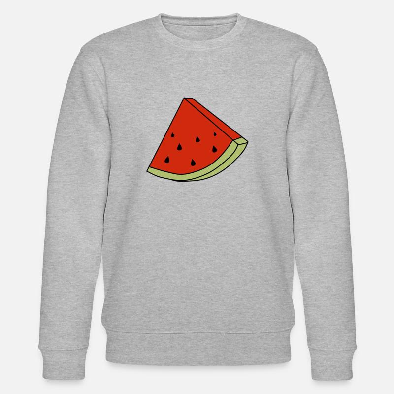 Melone melon summer - Stanley/Stella Unisex Bio-Sweatshirt CHANGER  - Grau meliert