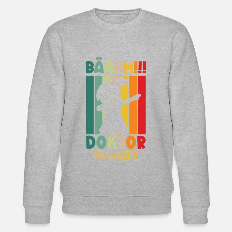 Doktor Geschafft 2024 - Stanley/Stella Unisex Bio-Sweatshirt CHANGER  - Grau meliert