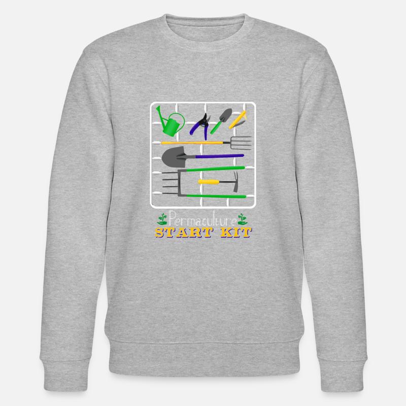 Permaculture start kit - Stanley/Stella CHANGER Unisex Organic Sweatshirt - heather grey