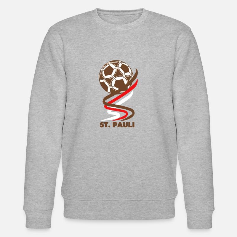 Fußball - St. Pauli - Stanley/Stella Unisex Bio-Sweatshirt CHANGER  - Grau meliert