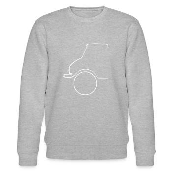 Universal Motor Gerät - Stanley/Stella Unisex Bio-Sweatshirt CHANGER  - Grau meliert - Vorne - Nik (191cm) & Marisol (170cm)