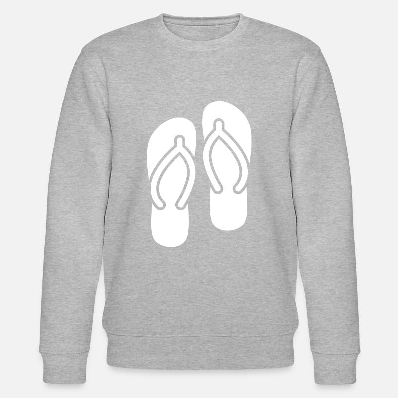 Badelatschen icon - Stanley/Stella Unisex Bio-Sweatshirt CHANGER  - Grau meliert