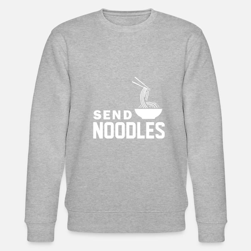 Envoyer des nouilles Ramen - Sweat bio CHANGER Stanley/Stella Unisexe - gris chiné