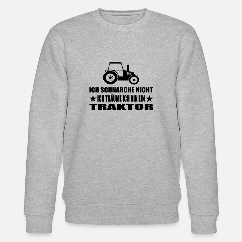 Traktor - Stanley/Stella Unisex Bio-Sweatshirt CHANGER  - Grau meliert