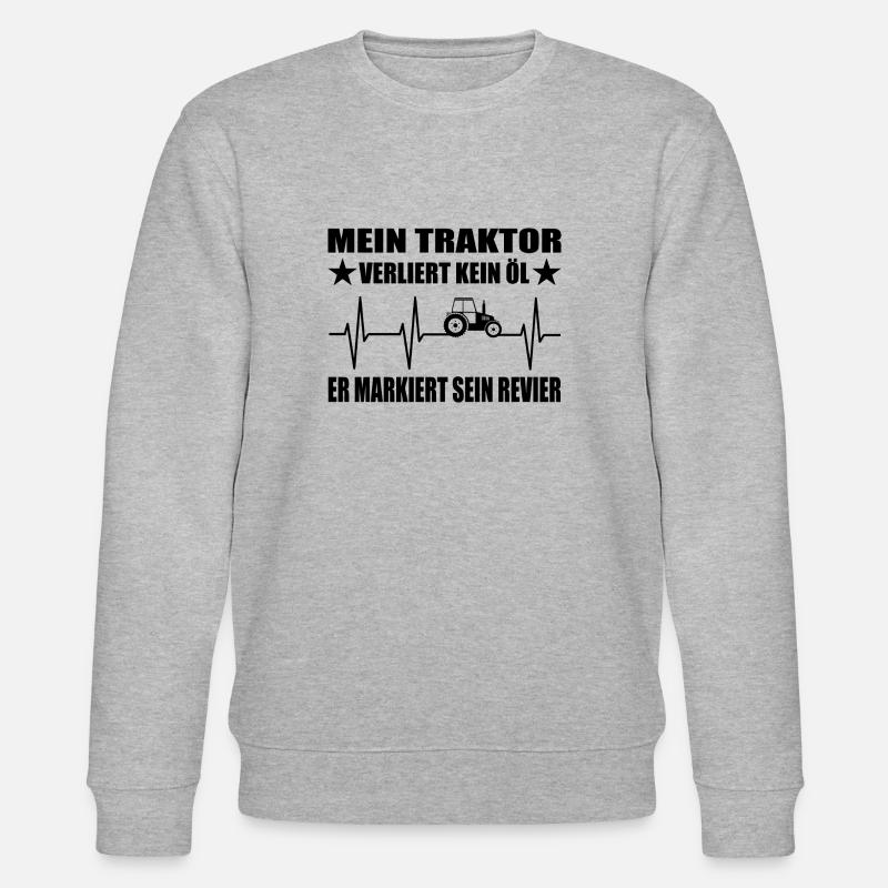 Traktor - Stanley/Stella Unisex Bio-Sweatshirt CHANGER - Grau meliert
