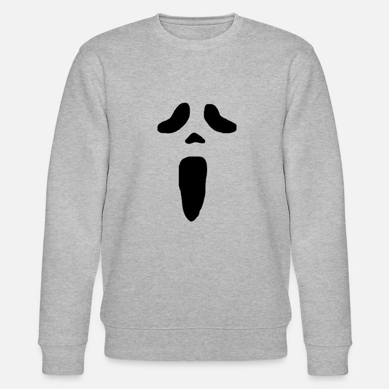 halloween shirts - Stanley/Stella Unisex Bio-Sweatshirt CHANGER  - Grau meliert