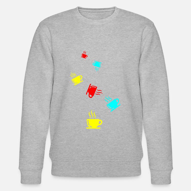 Kaffeetasse - Stanley/Stella Unisex Bio-Sweatshirt CHANGER  - Grau meliert