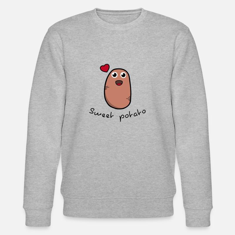 Sweet potato - Stanley/Stella Unisex Bio-Sweatshirt CHANGER  - Grau meliert