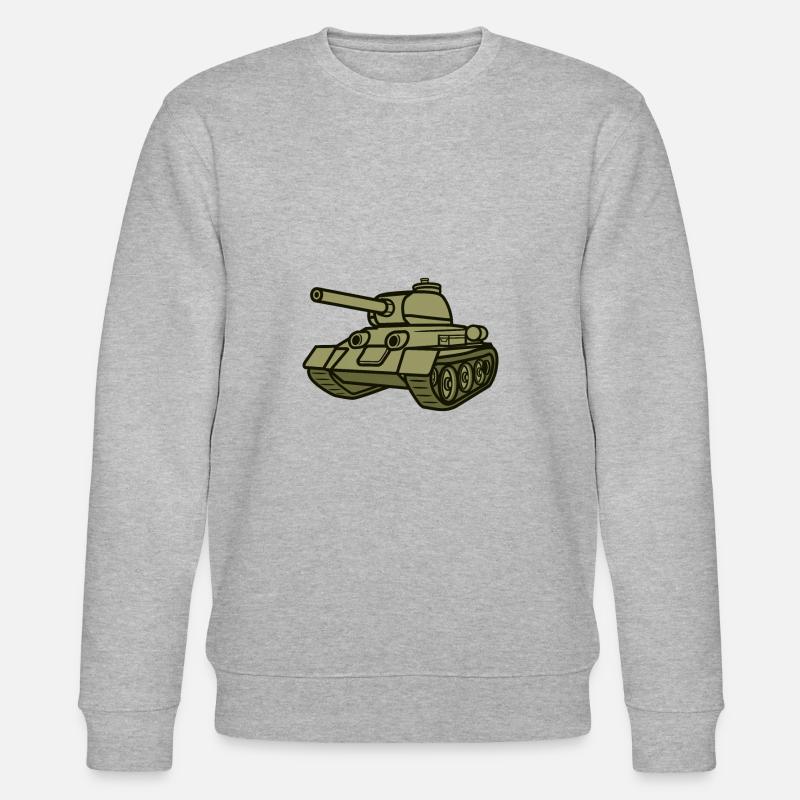 Panzer - Stanley/Stella Unisex Bio-Sweatshirt CHANGER  - Grau meliert
