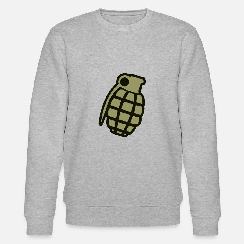 Handgranate - Stanley/Stella Unisex Bio-Sweatshirt CHANGER  - Grau meliert