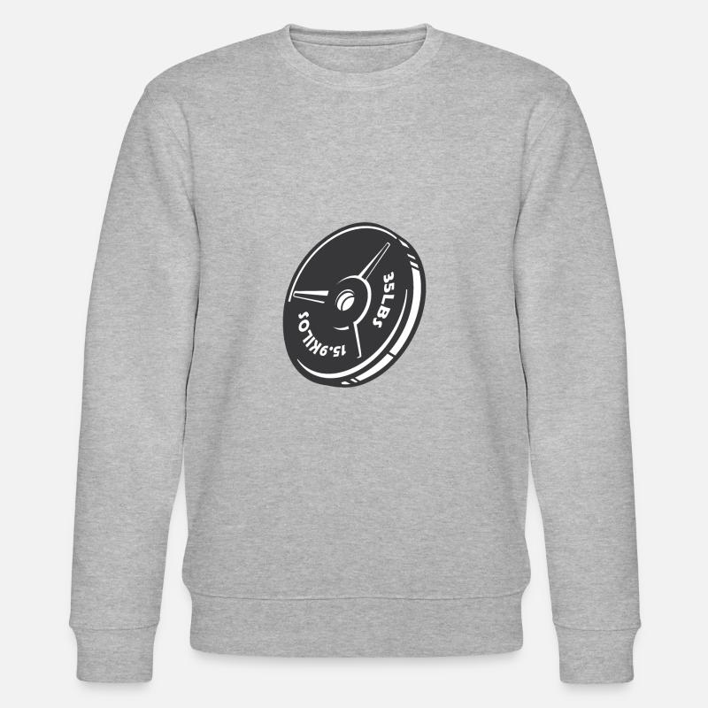 Plaque de poids - Sweat bio CHANGER Stanley/Stella Unisexe - gris chiné