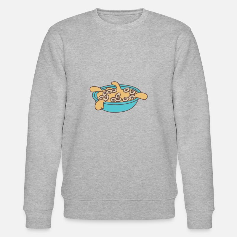 Frühstück Honig - Stanley/Stella Unisex Bio-Sweatshirt CHANGER - Grau meliert