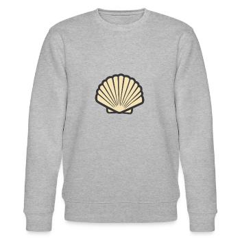 shell - Stanley/Stella CHANGER Unisex Organic Sweatshirt - heather grey - Front - Nik (191cm) & Marisol (170cm)