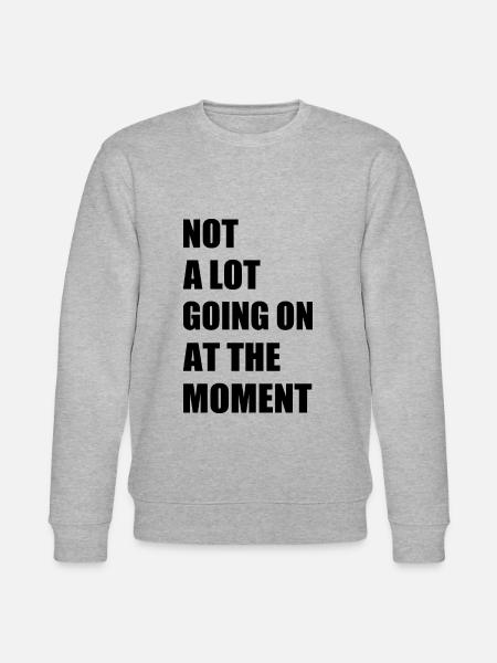 Not a lot going at the moment - Stanley/Stella økologisk unisex-sweatshirt CHANGER  - grå meleret