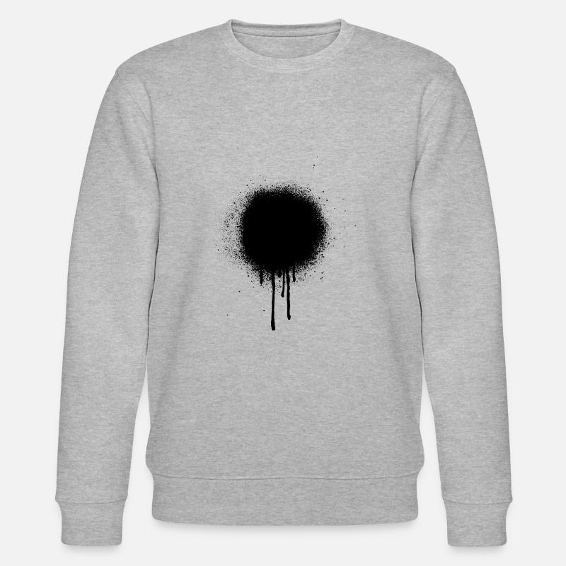 Graffiti plet - Stanley/Stella økologisk unisex-sweatshirt CHANGER - grå meleret