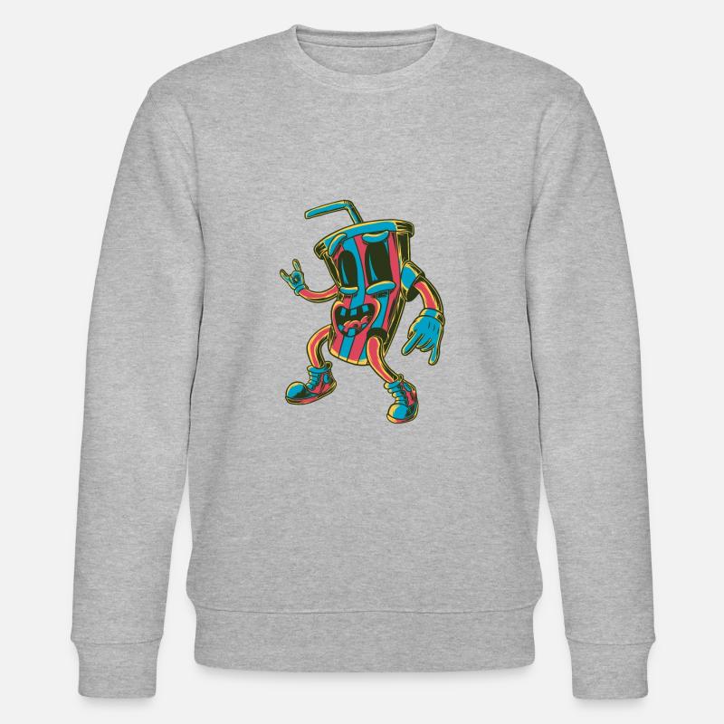 Trinkbecher - Stanley/Stella Unisex Bio-Sweatshirt CHANGER  - Grau meliert