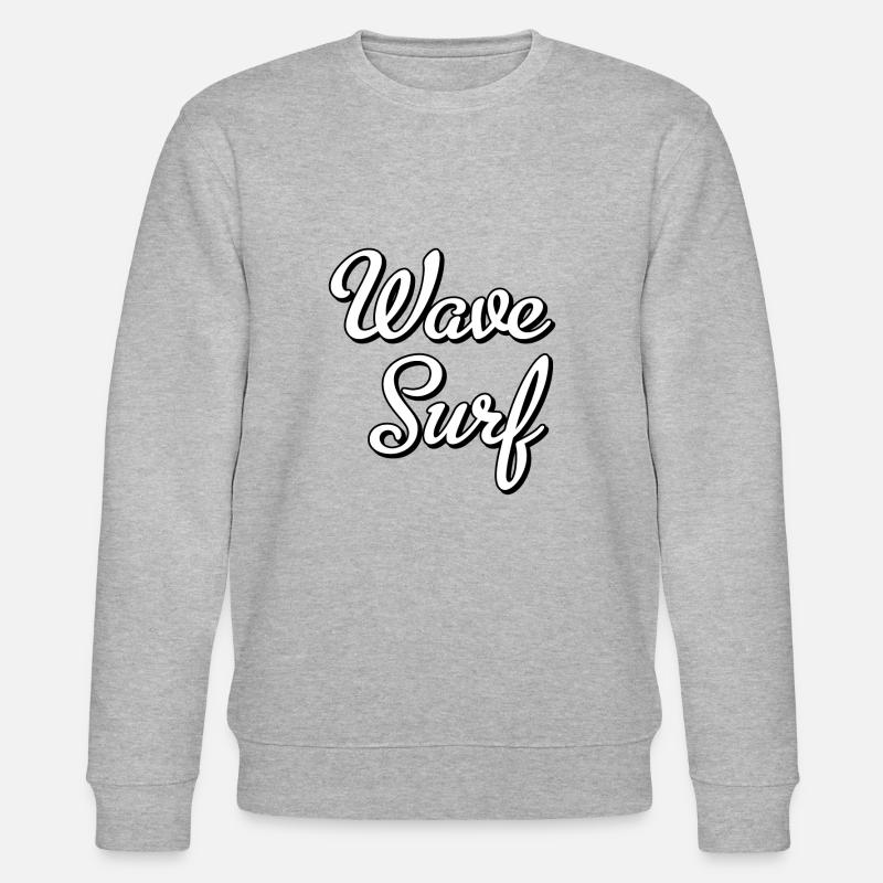 Wave Surf - Stanley/Stella CHANGER Unisex Organic Sweatshirt - heather grey