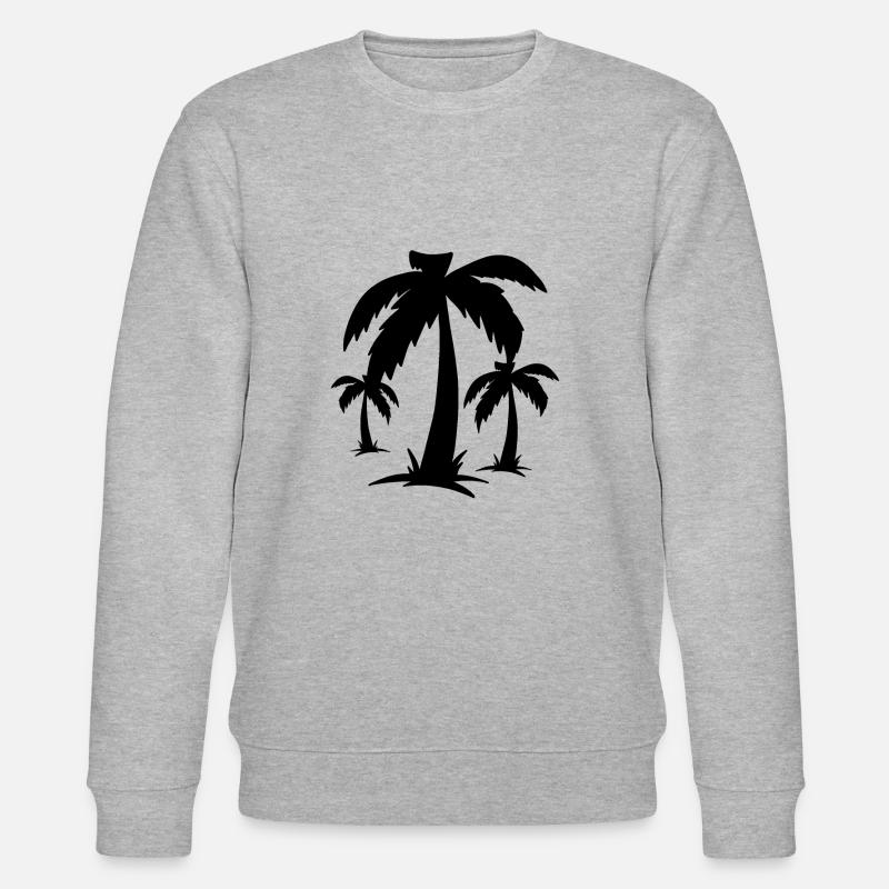 Palm Palms - Stanley/Stella CHANGER Unisex Organic Sweatshirt - heather grey